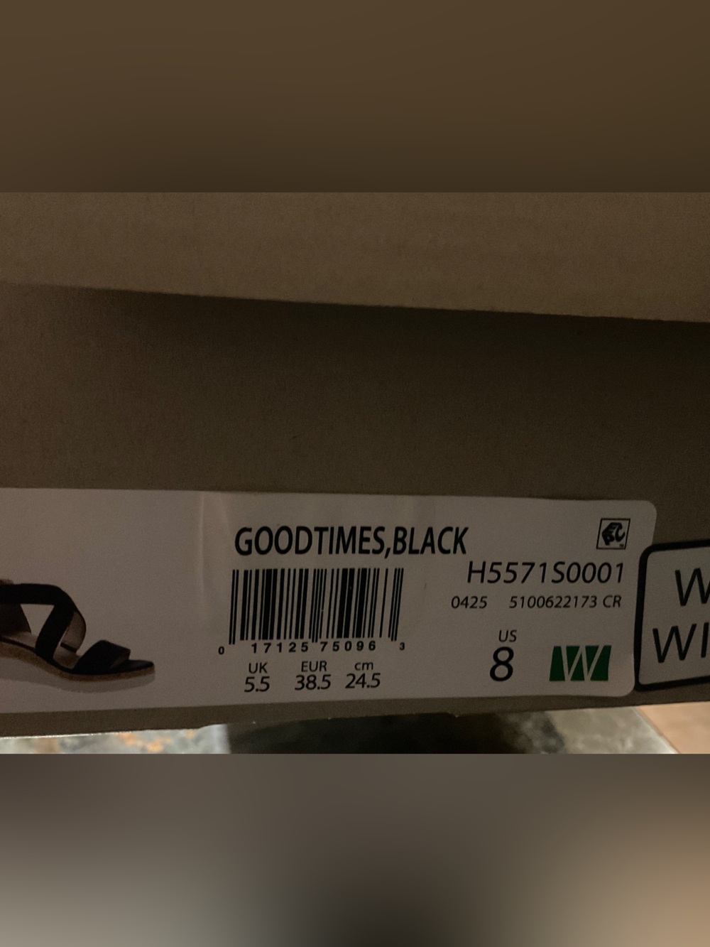 SOUL Naturalizer Good Times Black Strappy Wedge Sandals NIB, Sz. 8 Wide - Picture 11 of 12